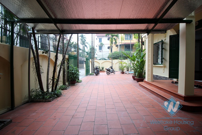 Big and nice yard house with swimming pool for rent in Tay Ho area 